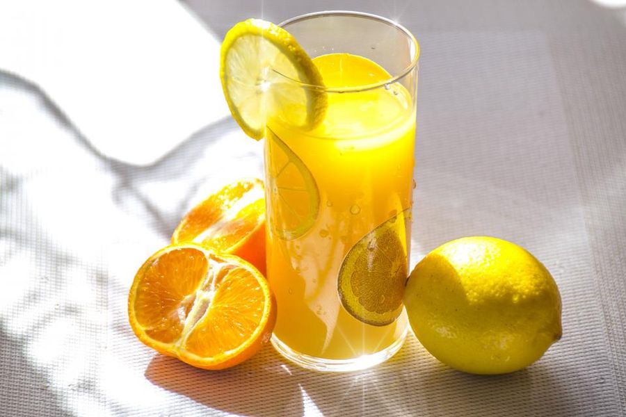 Jus d'orange pressé